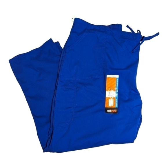 SCRUBSTAR Core Essentials Stretch Drawstring Four Pocket Scrub Pant 3XL Blue - Picture 7 of 9